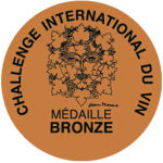 Medalla de Bronce, añada 2.009, Challenge du Vin 2.013, Francia